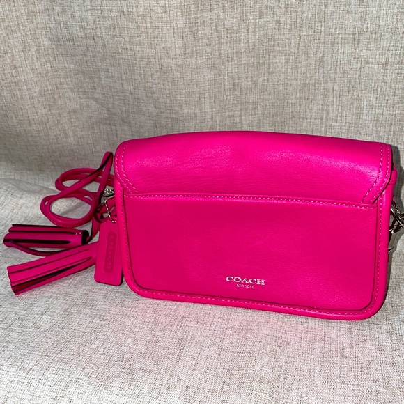 Coach Handbags - New COACH fuchsia small cross bag